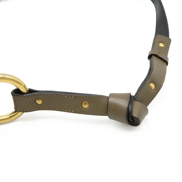 CHLOE Khaki Leather Shoulder Bag - Picture 6 of 10